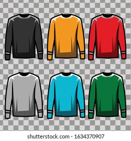 long tshirt with transparant background