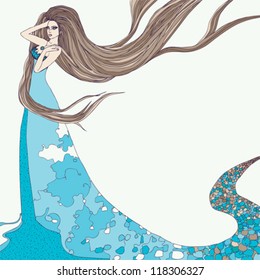 Long way Ã¢Â?Â? strange vector illustration