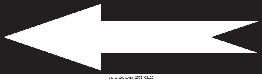Long White Straight arrow icon vector . White Straight arrow icon set. long arrow icon set. Straight arrow vector illustration on transparent background. Eps 10.