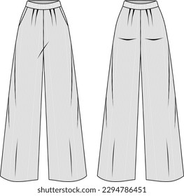 pantalones largos de costilla de pierna