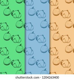 longan seamless pattern tropical fruit