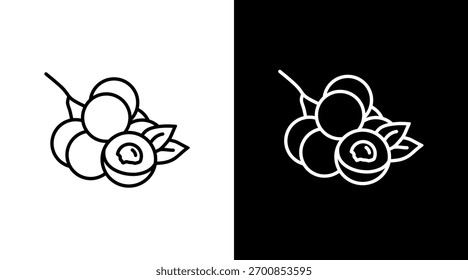 Longan White Icon Set Design
