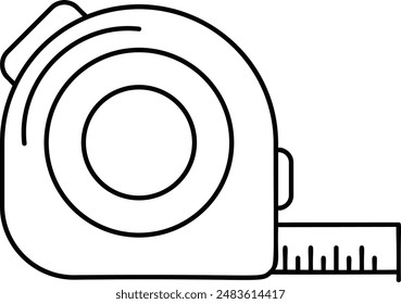 Regla flexible más larga con el concepto de contorno de bloqueo del pulgar, Levelock que mide el diseño del Vector del grifo, símbolo del día del trabajo, signo del 1 de mayo, ilustración de stock del trabajador internacional