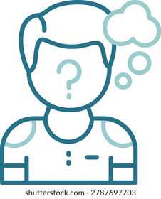 Longing Creative Illustration Icon Design