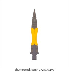 longinos spear is the weapon with which they killed jesus christ according to the christian religion, illustration for web and mobile design.