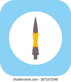 longinos spear ist die Waffe, mit der sie jesus christ nach der christlichen Religion, Illustration für Web-und mobile Design getötet.