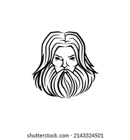 longis men logo vector illustration design