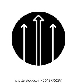 Longitude Icon Glyph Vector Illustration