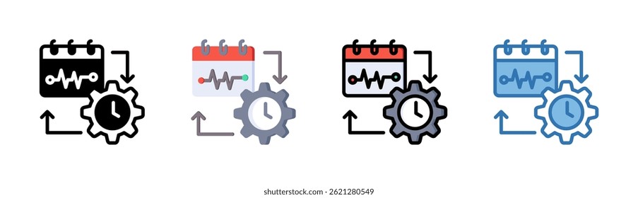 Longitudinal Icon Element For Design