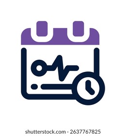longitudinal study duotone icon. Sleek and modern vector icon for websites, mobile apps, marketing materials, and corporate design. Fully scalable and ready to use.