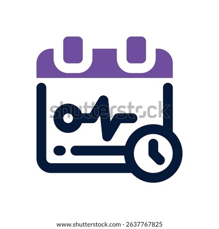longitudinal study duotone icon. Sleek and modern vector icon for websites, mobile apps, marketing materials, and corporate design. Fully scalable and ready to use.