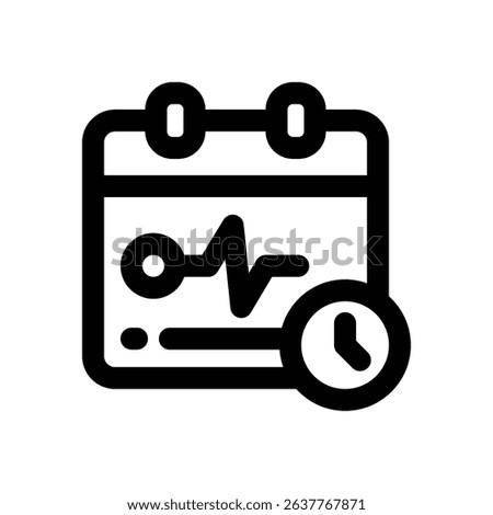longitudinal study line icon. Clean and minimalist vector icon for websites, mobile apps, presentations, and logos. Fully scalable and customizable for any project.