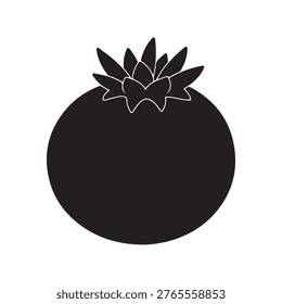 Longkong silhouette vector flat illustration design.
