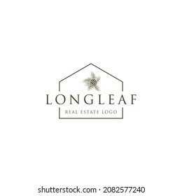 LONGLEAF AN HOUSE LOGO DESIGN