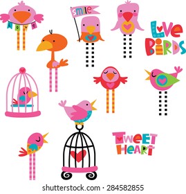 Long-legged Lovebirds