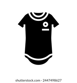 longline tee streetwear cloth fashion glyph icon vector. longline tee streetwear cloth fashion sign. isolated symbol illustration