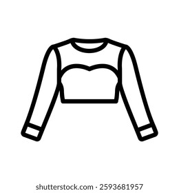 Long-sleeve top, ideal for layering or wearing alone