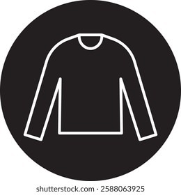 Longsleeve T-Shirt Vector Fashion Icon