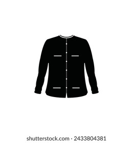 Long-sleeved clothes icon vector illustration logo design