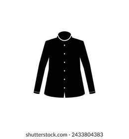 Long-sleeved clothes icon vector illustration logo design