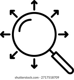 Suchen Sie nach einem Konzept, das das Suchen, Finden oder Erkennen von Informationen, Personen oder Möglichkeiten darstellt.