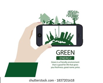 Look different and focus on nature.