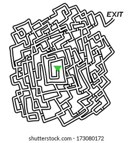 Look for exit