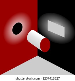 Look at the figure from different perspectives. 