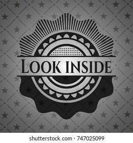 Look inside dark emblem. Retro