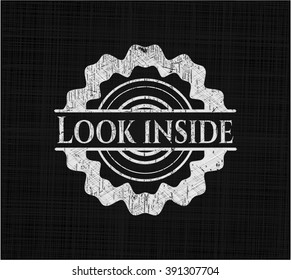 Look inside on blackboard