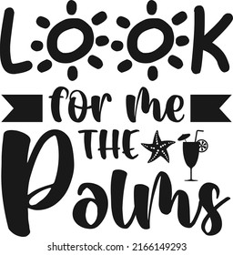Look for me under the palms