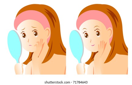 Look in the mirror to worry about the beauty of women