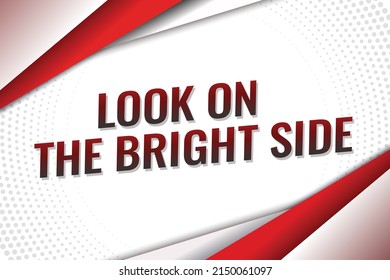 Mire en la ilustración vectorial de la palabra de lado brillante con estilo de líneas para la página de inicio de medios sociales, plantilla, aplicación móvil, afiche, pancarta, volante, fondo, tarjeta de regalo, cupón, etiqueta, papel tapiz