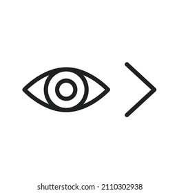 Mira a la imagen vectorial del icono derecho. También se puede usar para Fitness físico. Adecuado para aplicaciones móviles, aplicaciones web y medios impresos.