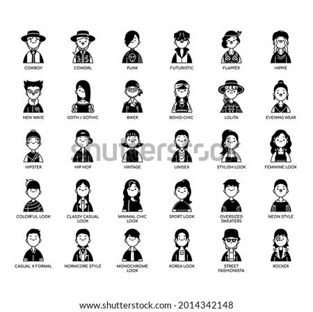 Look and style 1, Thin Line and Pixel Perfect Icons