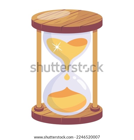 Look at this flat icon of sand timer 