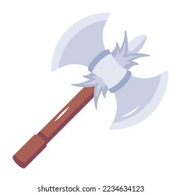 Look at this scary wand flat icon 