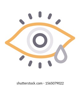 look vector colour line icon 