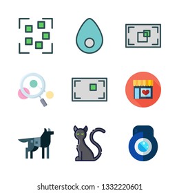 look vector icon set