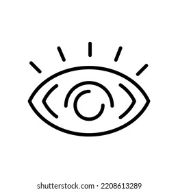Look and Vision line icon. Simple element illustration. Look and Vision concept outline symbol design.