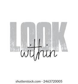 look within text on white background.