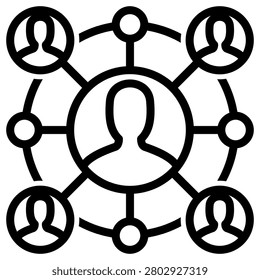 Lookalike Audience Icon Element For Design