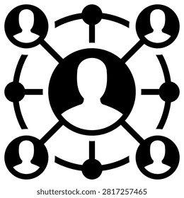 Lookalike Audience Icon Element For Design