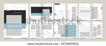 Lookbook Layout, Fashion Lookbook Template