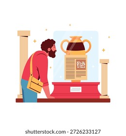 mirar el artefacto mostrado Ilustración vectorial EPS 10 Archivo 