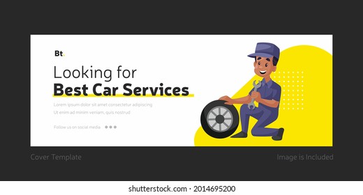 Looking for best car services cover page design.