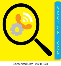 Looking For An Communication.vector icon