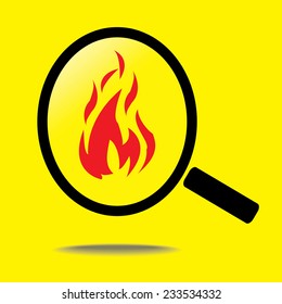 Looking For An fire.vector icon