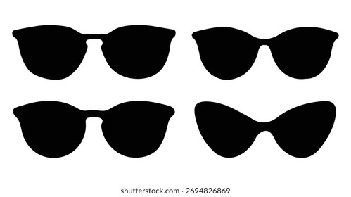 suchen Glas schwarz Vektor Set Design