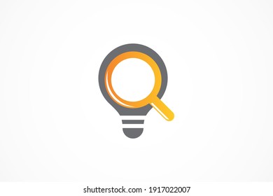 looking for idea or electricity bulb logo template